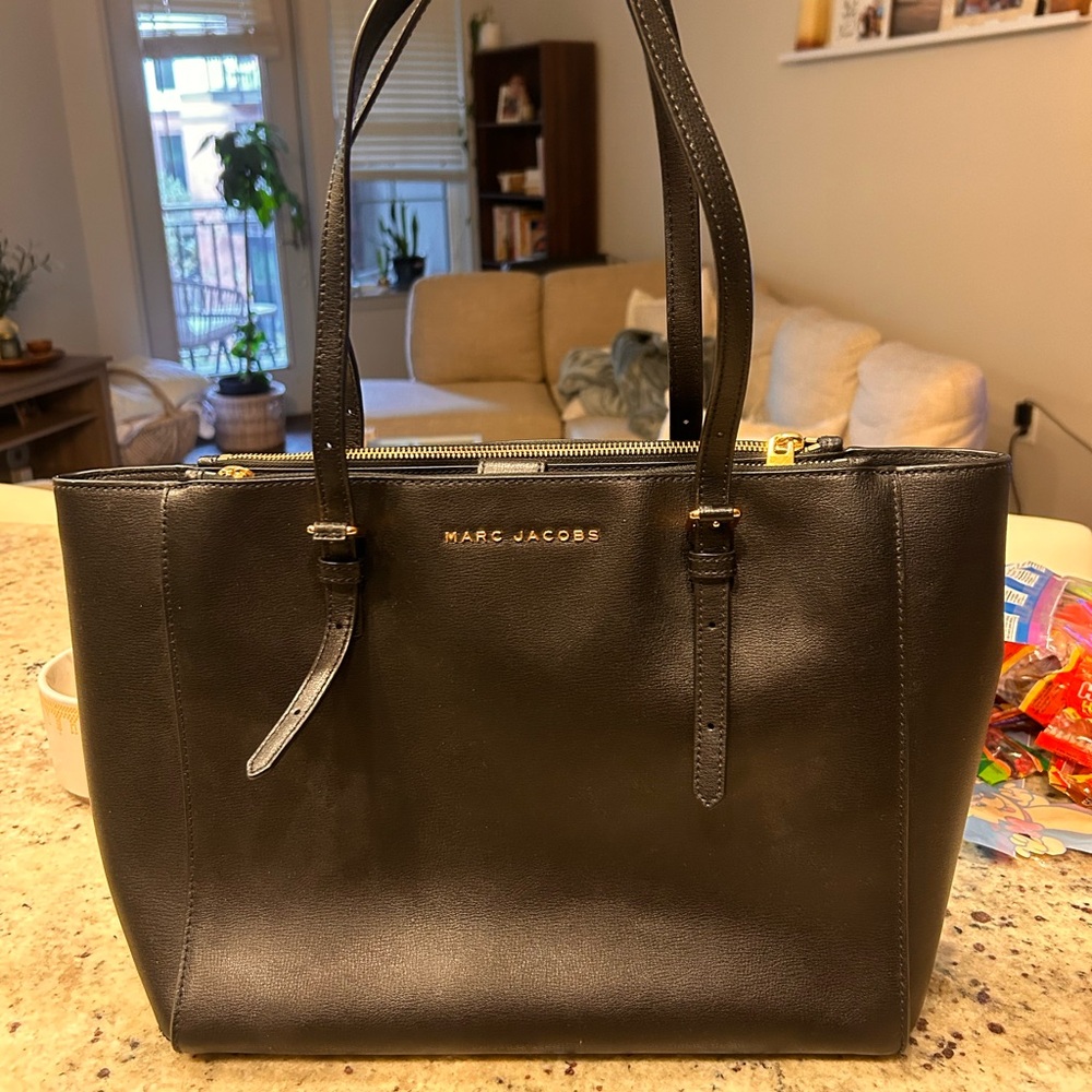 Marc Jacobs Large Black Tote Bag